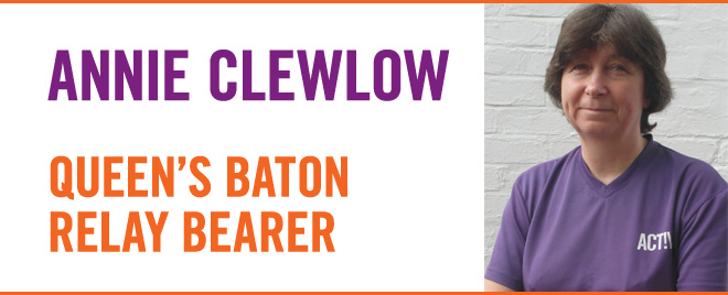 Annie Clewlow Baton Bearer